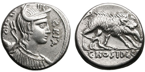 hosidia roman coin denarius